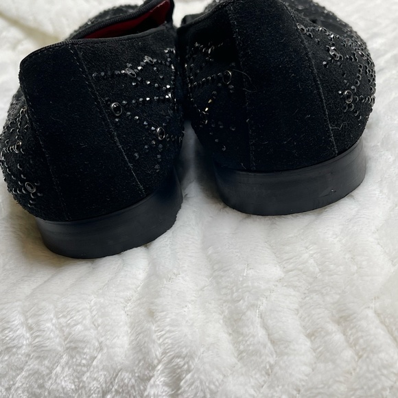 Moretti Black Label Men's Dress Shoes Red Bottom Size 8 Stud - Picture 8 of 16